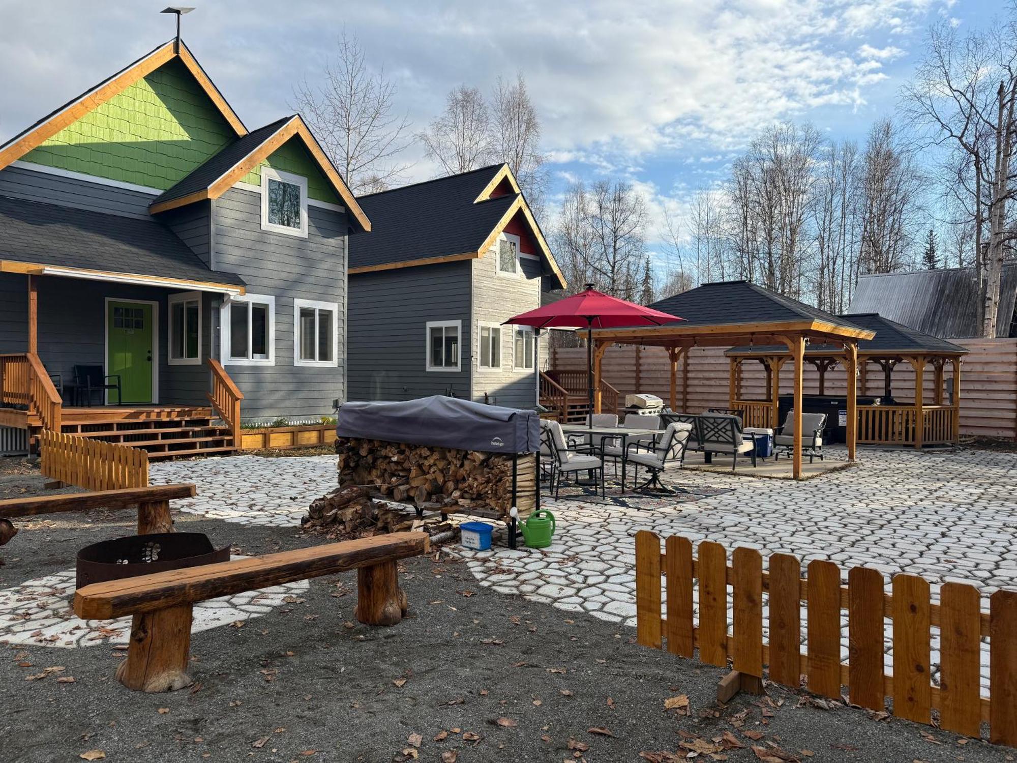 Talkeetna Log Cabin With Hot Tub Unit 2 Esterno foto